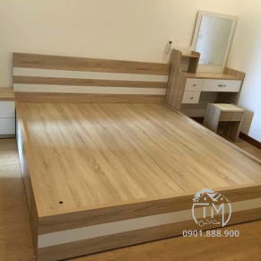 Giường Gỗ Công Nghiệp TM05