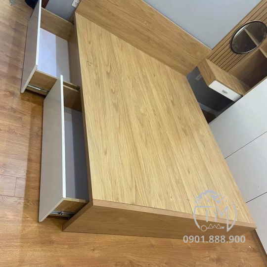 Giường Gỗ Công Nghiệp TM03