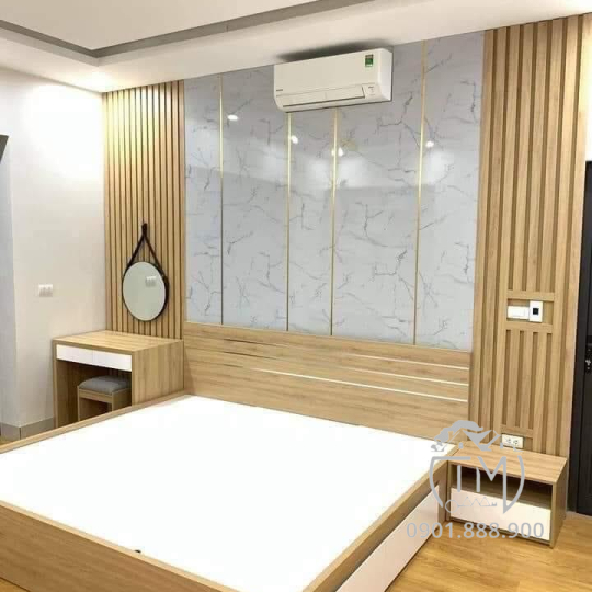 Giường Gỗ Công Nghiệp TM07