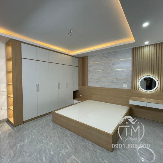 Giường Gỗ Công Nghiệp TM10