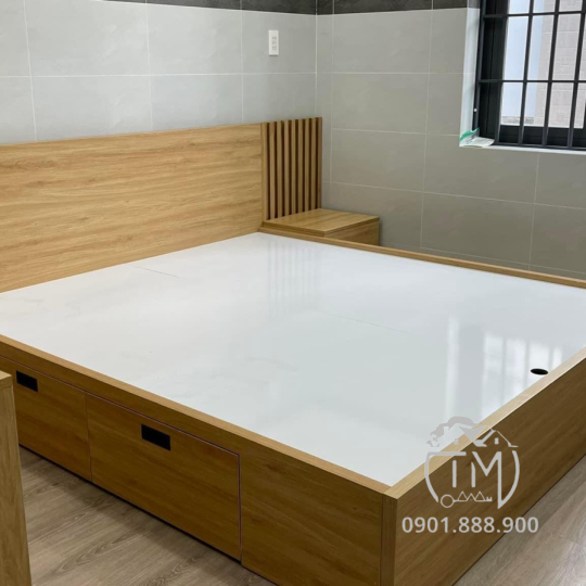 Giường Gỗ Công Nghiệp TM12