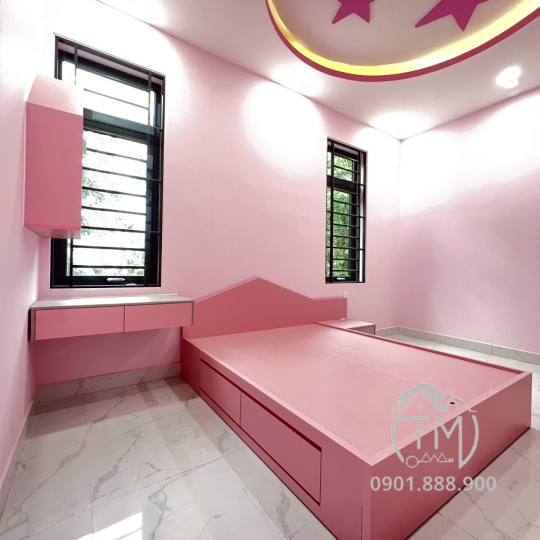 Giường Gỗ Công Nghiệp TM19