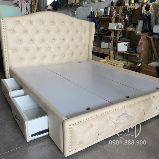 Giường Bọc Nệm TM05