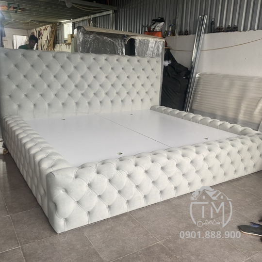 Giường Bọc Nệm TM12