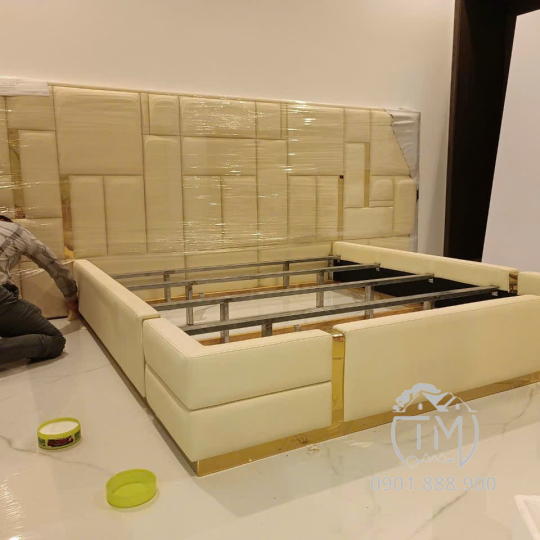 Giường Bọc Nệm TM23