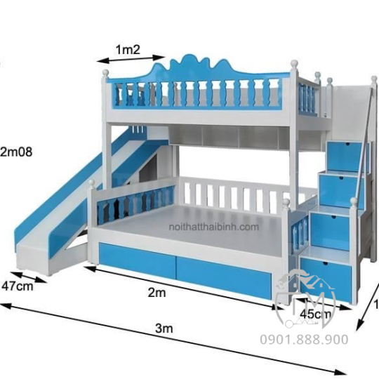 Giường Tầng Trẻ Em TM11