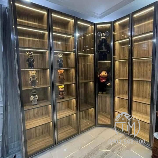 Tủ Áo Kính Cường Lực Nhôm XingFa TM03
