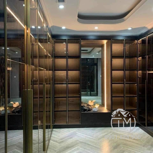 Tủ Áo Kính Cường Lực Nhôm XingFa TM06