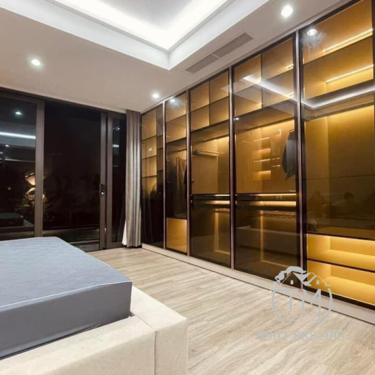 Tủ Áo Kính Cường Lực Nhôm XingFa TM17