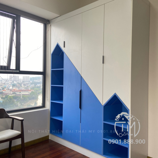 Tủ Áo Gỗ Công Nghiệp TM07