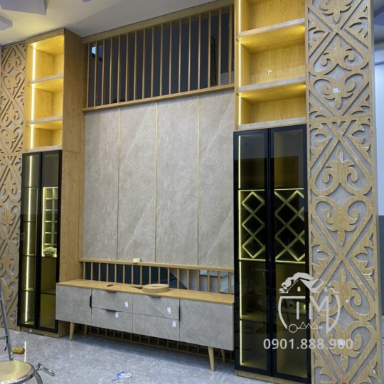 Vách Ốp Tivi TM13