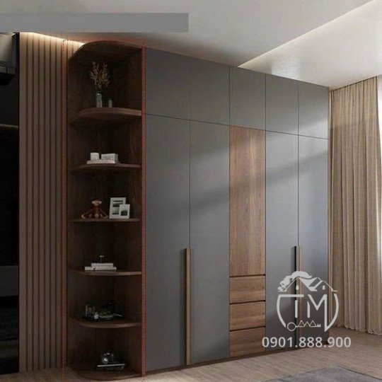 Tủ Áo Gỗ Công Nghiệp TM36