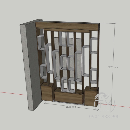 Kệ Trang Trí / Vách Ngăn TM03