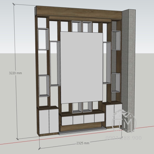 Kệ Trang Trí / Vách Ngăn TM05