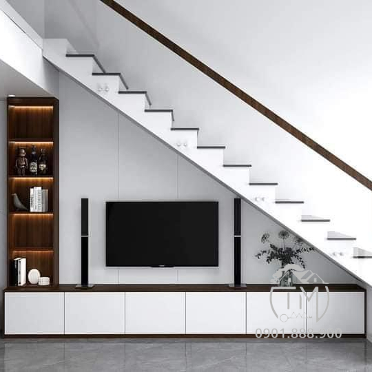Kệ Góc Cầu Thang TM07