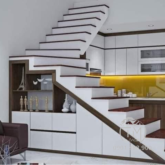 Kệ Góc Cầu Thang TM09